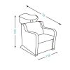 MOBILIER - BAC - A - SHAMPOING - OLYMPE - OLYMPE - CROQUIS - GROSSISTE