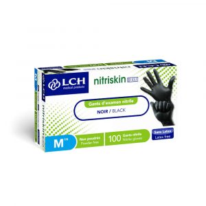 LINGE - CABINE - JETABLE - GNJM - GANT - NITRILE - NOIR - LCH - GROSSISTES - ESTHETIQUE - LYSOR - LIANE