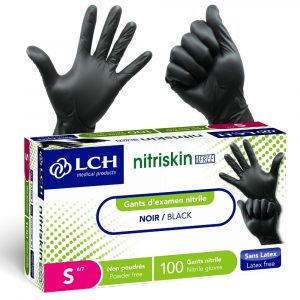 LINGE-CABINE-JETABLE-GNJS-GANT-NITRILE-NOIR-LCH-GROSSISTES-ESTHETIQUE-LYSOR-LIANE