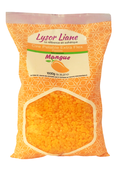 cire pelable épilation parfum mangue pour institut de beauté - Lysor Liane