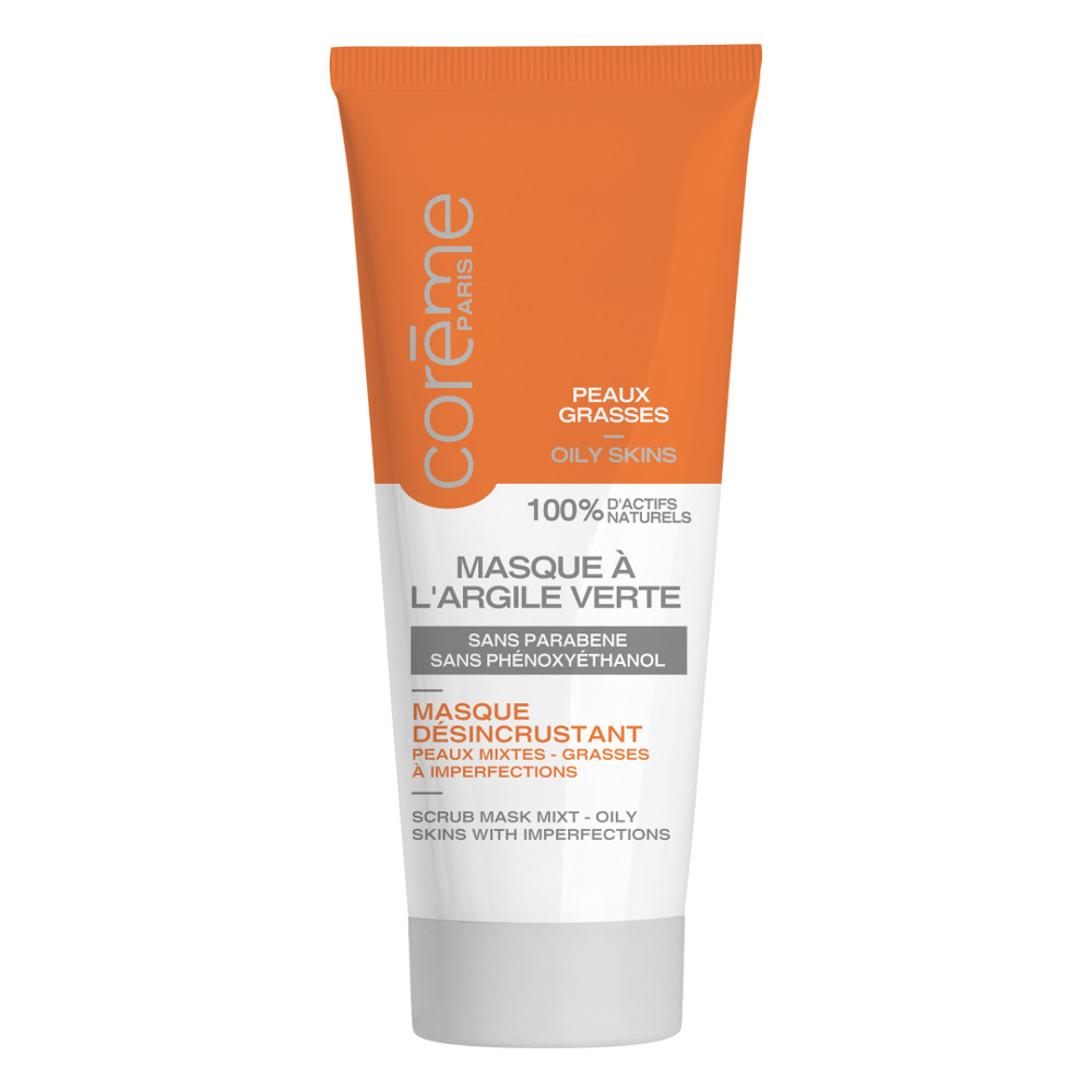 COREME - SOINS - VISAGE - COR2806 - masque - argile - verte - 100ML - GROSSISTE -ESTHETIQUE - LYSOR - LIANE COREME - SOINS - VISAGE - COR2806 - masque - argile - verte - 100ML - GROSSISTE -ESTHETIQUE - LYSOR - LIANE