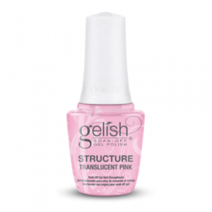 Le Structure Translucent Pink de chez Gelish est un gel de base rose transparent qui ajoute de la force à l'ongle et de favoriser sa croissance. 15ml.