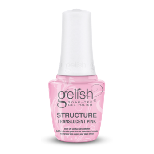 Structure Translucent Pink Le Structure Translucent Pink de chez Gelish est un gel de base rose transparent qui ajoute de la force à l'ongle et de favoriser sa croissance. 15ml.