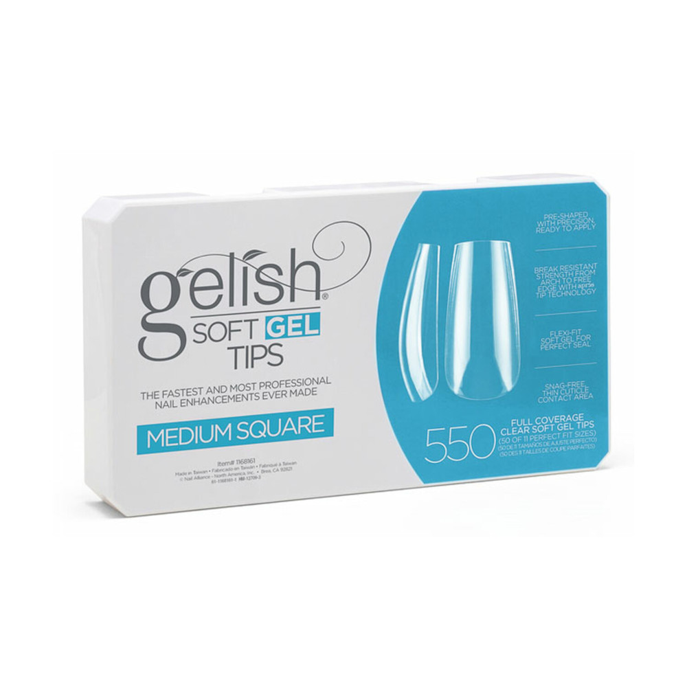 MANUCURE - GELISH - SOFT - GEL - TIPS - MEDIUM - SQUARE - 11168161 - GROSSISTE - ESTHETIQUE - LYSOR - LIANE MANUCURE - GELISH - SOFT - GEL - TIPS - MEDIUM - SQUARE - 11168161 - GROSSISTE - ESTHETIQUE - LYSOR - LIANE