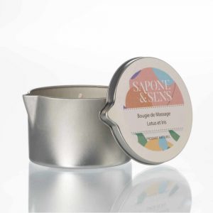 SAPONE-SENS-BOUGIE-DE-MASSAGE-LOTUS-IRIS-BM160_IRIS_SS-LYSOR-LIANE-GROSSISTE-ESTHETIQUE