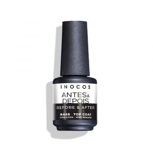 MANUCURE - INOCOS - BASE - COATS - SEMI - PERMANENT - 91.18.001 - BASE - COAT - TOP - ANTES - DEPOIS - 15ML - LYSOR - LIANE