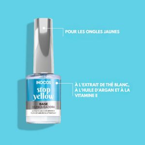 MANUCURE - INOCOS - SOINS - DES - ONGLES - 91.30.005 - STOP - YELLOW - BASE - ÉCLAIRCISSANTE - LYSOR - LIANE - GROSSISTE - ESTHETIQUE - 1