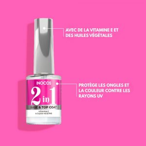 MANUCURE - INOCOS - SOINS - DES - ONGLES - 91.30.009 - 2 en 1 - BASE - & - TOP - COAT - LYSOR - LIANE - GROSSISTE - ESTHETIQUE - 1