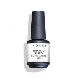 MANUCURE - INOCOS - COULEURS - SEMI - PERMANENT - 91.18.418 - PURO - BRANCO - PURE - WHITE - POWDER - GP418 - 15ML - LYSOR - LIANE