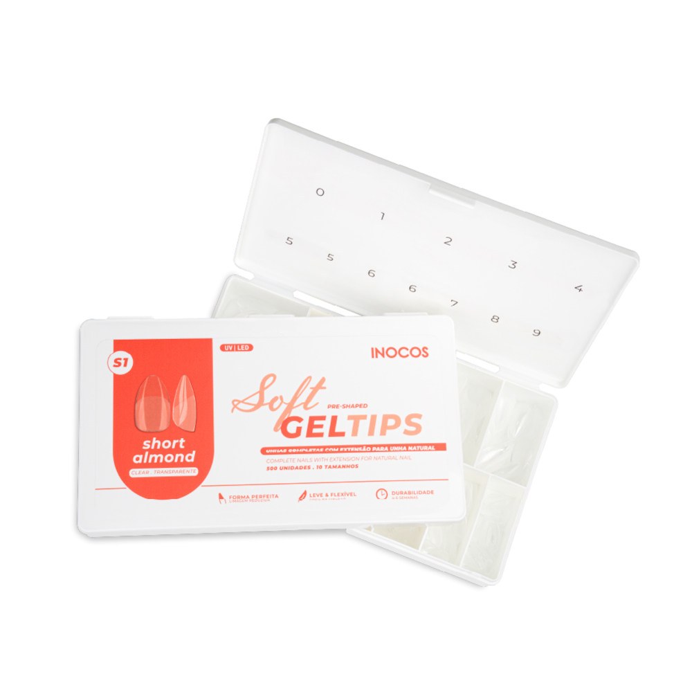 MANUCURE - INOCOS - CAPSULES - AMERICAINES - SEMI - PERMANENT - 93.01.113 - SOFT - GEL - TIPS - SHORT - ALMOND - LYSOR - LIANE MANUCURE - INOCOS - CAPSULES - AMERICAINES - SEMI - PERMANENT - 93.01.113 - SOFT - GEL - TIPS - SHORT - ALMOND - LYSOR - LIANE