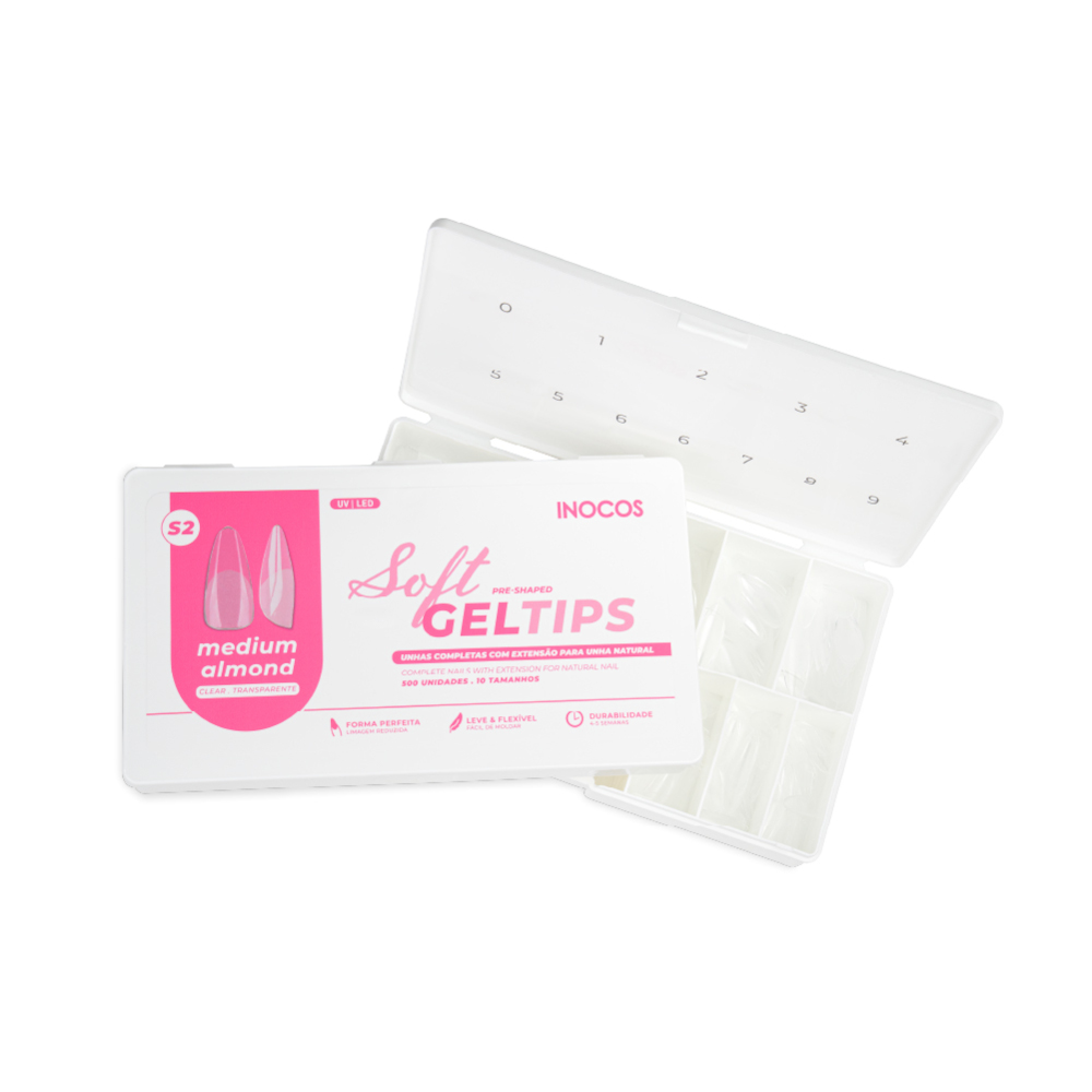 MANUCURE - INOCOS - CAPSULES - AMERICAINES - SEMI - PERMANENT - 93.01.114 - SOFT - GEL - TIPS - MEDIUM - ALMOND - LYSOR - LIANE MANUCURE - INOCOS - CAPSULES - AMERICAINES - SEMI - PERMANENT - 93.01.114 - SOFT - GEL - TIPS - MEDIUM - ALMOND - LYSOR - LIANE