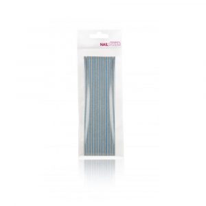 MANUCURE - LIMES - A - ONGLE - COD373011 - LOT - 10 - LIMES - DOUBLE - FACE - DROITE - 100 - 180 - ZEBRA - ESTHETIQUE - LYSOR - LIANE