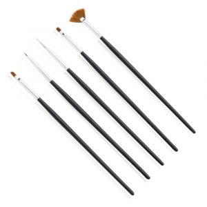 MANUCURE - PINCEAU - GEL - RESINE - COD374401 - SET - PINCEAUX - GEL - NAIL - ART - GROSSISTE - ESTHETIQUE - LYSOR - LIANE